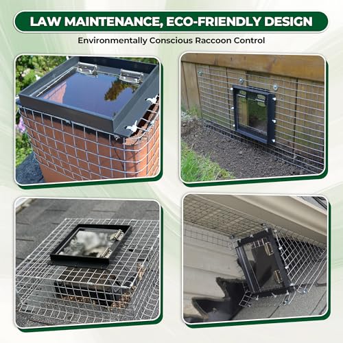 [Original] Rhino Excluders® R108 Raccoon One Way Excluder Door - Live Trap Alternative - Raccoon Eviction - Perfect for Outdoor Spaces - Easy DIY Installation by Rhino Excluders - Image 5