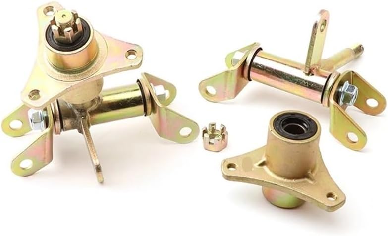 15mm Front Steering Strut Knuckle Spindle 6" Wheel Hub Kit Fit for DIY 49cc 50cc 70 90cc 110cc Go Kart ATV Buggy UTV Quad Bike Parts