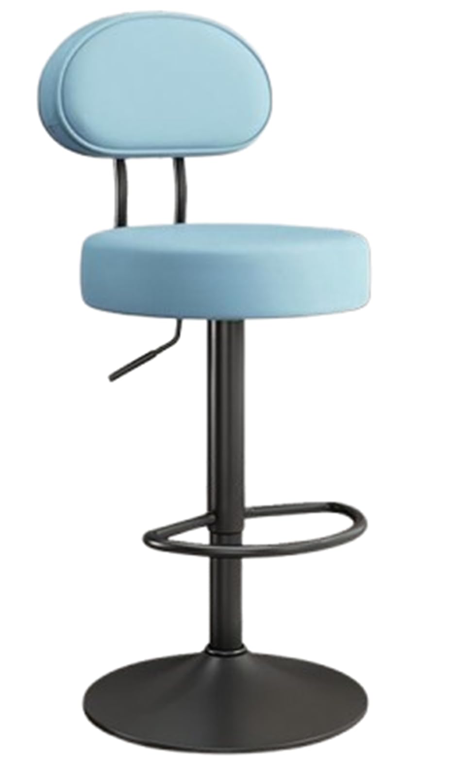 NHDVDVAV Counter Height Bar Stools,Modern Swivel Bar Stools with Back, Adjustable Stool Chair with Footrest,for Breakfast Nook, Home & Cafe,Bar,C