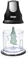 Ninja NJ110GR Food Chopper Express Chop: 200W Power, 16oz Bowl for Mincing, Chopping, Grinding & Meal Prep