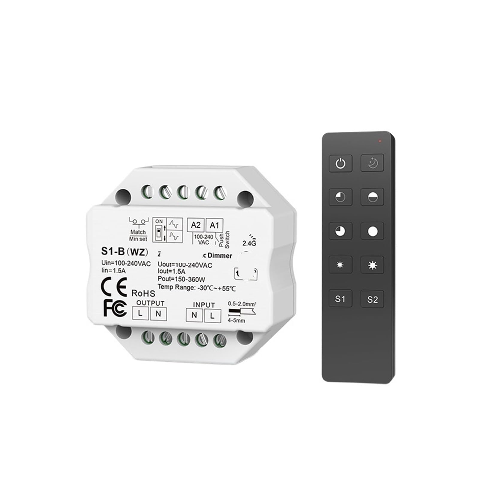 Variateur LED S1-B AC : résolvez le scintillement de vos bandes LED