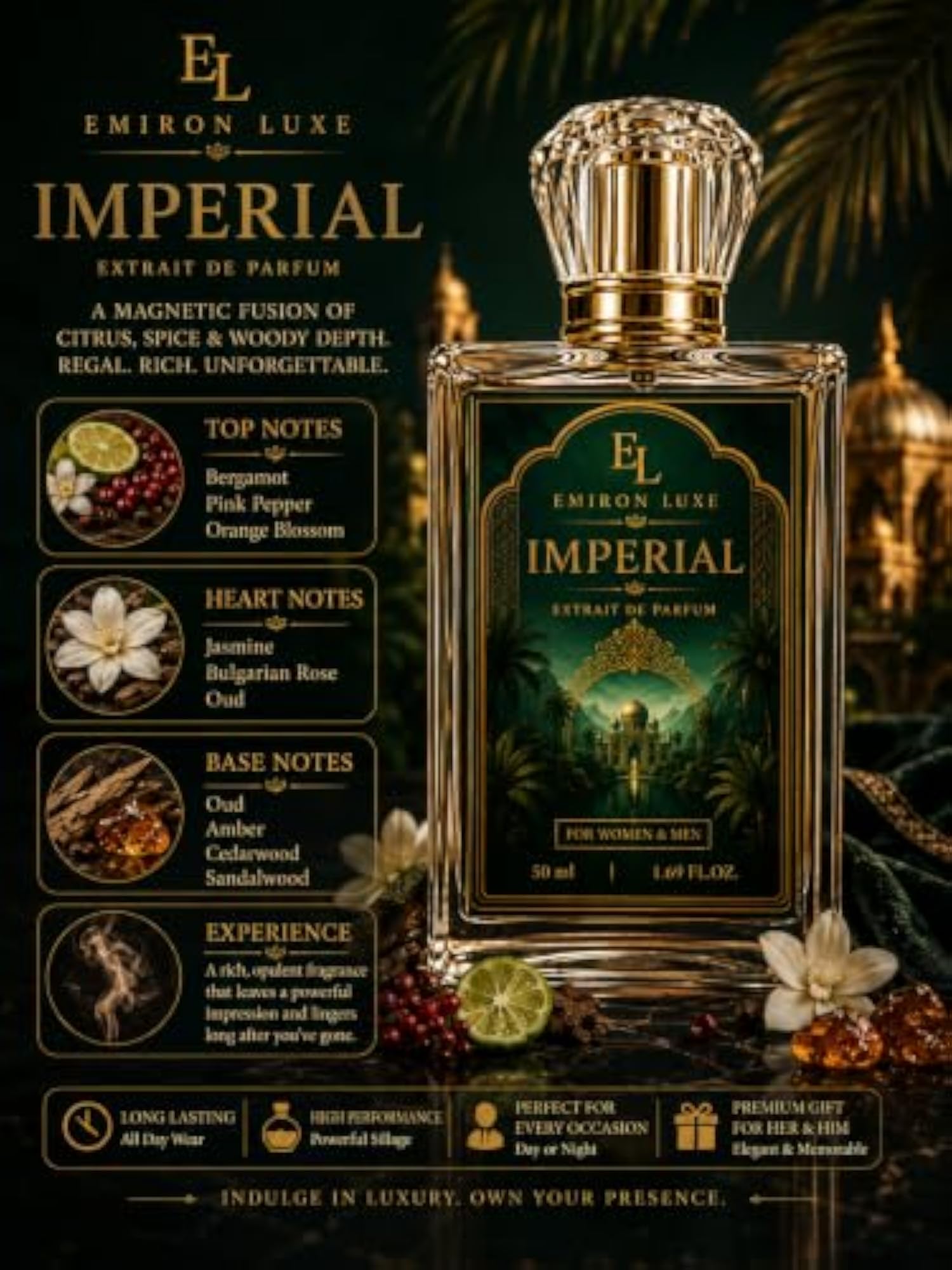 Imperial Extrait de Parfum 50 ml, Luxury Fragrance
