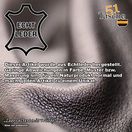 Christian Wippermann echt leer XL heuptas 34 x 15 x 8 cm - Image 5