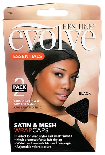 Firstline Evolve Satin & Mesh Wrap Cap 2 Count, 1 Ea