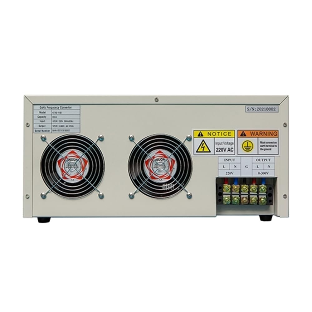 2kVA Frequency Converter, Single Phase 208V 50Hz to 110V/120V 60Hz Converters (Input Voltage (Single Phase): 208V)