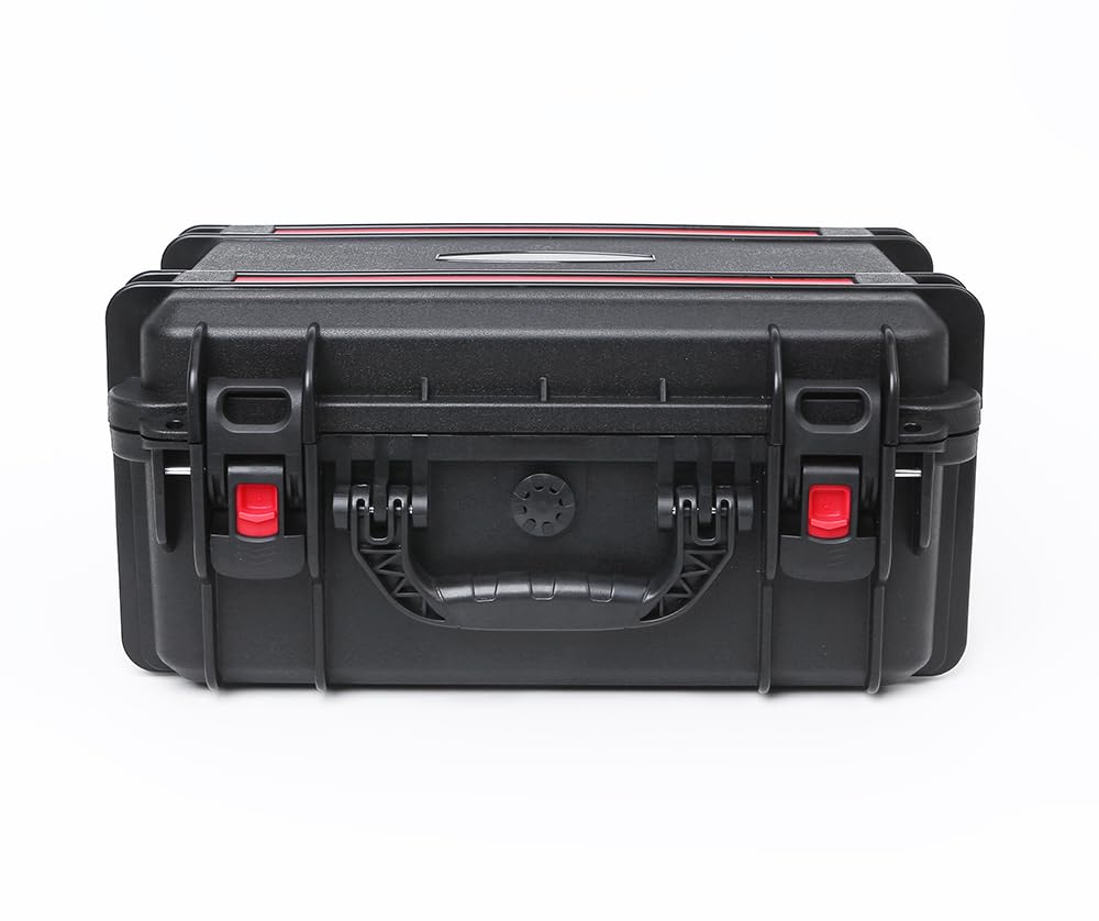 Funda rígida impermeable de 18 pulgadas con inserto de espuma personalizable de 18 x 13 x 8 pulgadas (negro)
