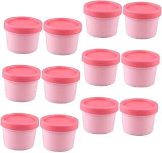 WOONEKY 12pcs 3.53 oz cara recta tubo con tap...