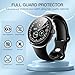Suoman 4-Pack for Google Pixel Watch 4 45mm Case, HD Tempered Glass Screen Protector, Hard PC Glossy Protective Cover for Pixel Watch 4 45mm -Clear