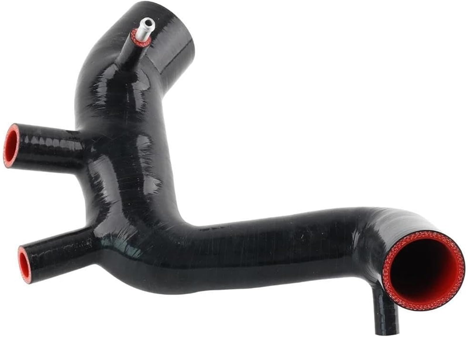 Manguera radiador motor Entrada de aire para admisión Kit para manguera para turbina para Silicona para tubería Negra Para TT