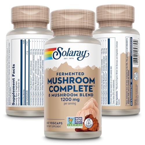 SOLARAY Fermented Mushroom Complete Capsules