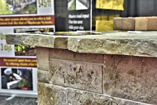 Freeform Edge Concrete Countertop Form - Stone