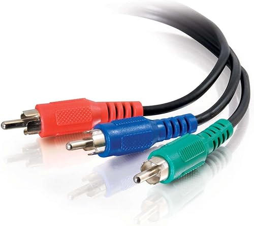 Miniatura 3 de C2G Legrand - Cable de video RCA a RCA, cable de video RCA negro, cable compuesto de 3 pies, cable de video compuesto macho a macho, 1 unidad, C2G