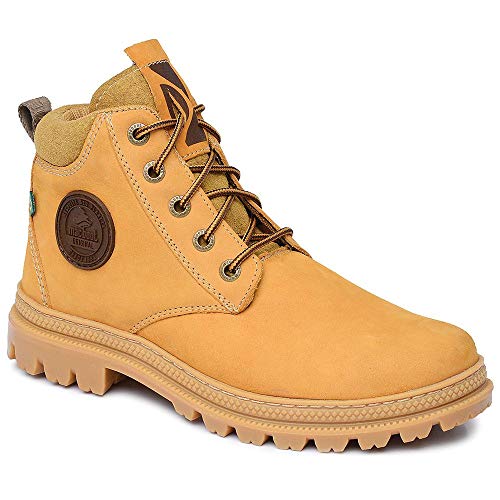 Bota Militar Cano Alto Macboot Arenito 02 Mostarda - 39