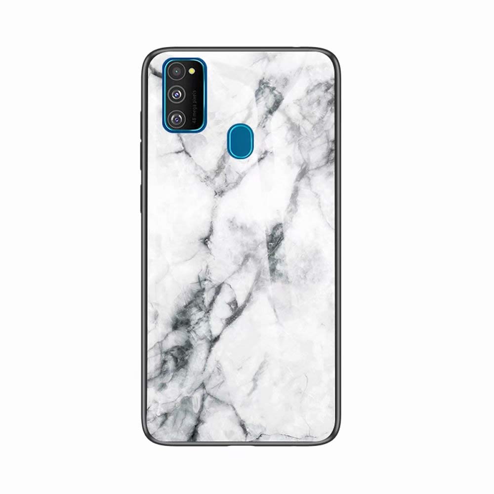 Glass Samsung M21 Tempered Glass And Back Cover Mylne Galaxy M21