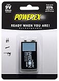 Powerex MHR9VI Imedion 9.6V 230mAh 1-Pack Rechargeable Battery