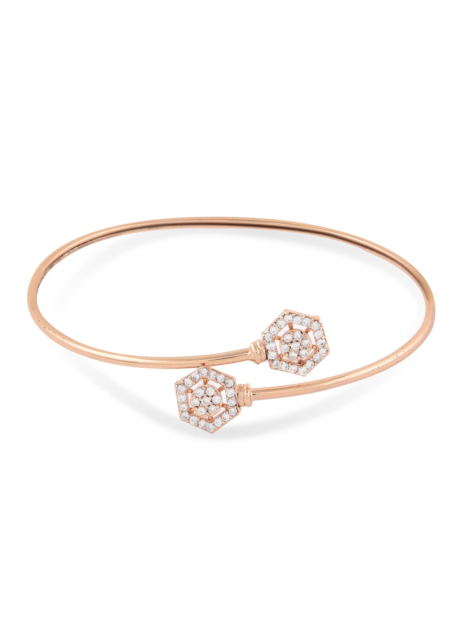 See full amazon price history chart for ZAVERI PEARLS Rose Gold Contemporary Cubic Zirconia Bangle Style Brass Kada For Women-ZPFK10388 ZAVERI PEARLS Rose Gold Contemporary Cubic Zirconia Bangle Style Brass Kada For Women-ZPFK10388 (B0B3TMYRQ3) Amazon Price History, Amazon Price Tracker
