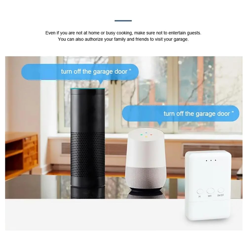 Tuya WIFI Universal Garagentoröffner Unterstützt Voice Assistant Türsensor Wireless Garagentor-Controller