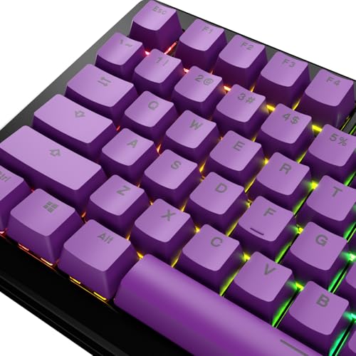 Image of GLORIOUS Gaming - GPBT Basics (PBT Keycaps), Epic Purple, No Fade Dye-Sublimated, for Custom Mechanical Keyboards, Fits 100%, 75% 65% 60%, Fits ANSI & ISO, Supports Windows & macOS - English (US)