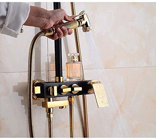 Ensemble de douche booster résolvant les problèmes de calcaire et débit
