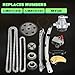SCITOO Timing Chain Kit Water Pump Sets Replaces for Mazda 3 for Mazda 6 for Mazda CX-7 2003-2013 2.3L 2.5L