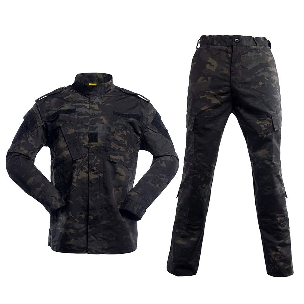 Uniformes Tácticos Camuflaje Ropa Caza Airsoft Chaqueta Pantalones BDU Combat Suit Juego de Guerra