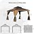 Udorich 12'x12' Hardtop Gazebo with Wooden Coated Aluminum Frame and Galvanized Steel Double Roof, Outdoor Canopy with Curtains and Netting, Yellow Brown