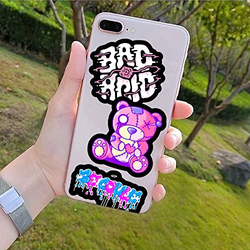 50Pcs Gothic Cartoon Stickers Pack- Vinyl Waterproof Stickers For Kids Teens Adult Laptop Water Bottles Computer Phone Diy Decor For Skateboard Helmet #TOP3