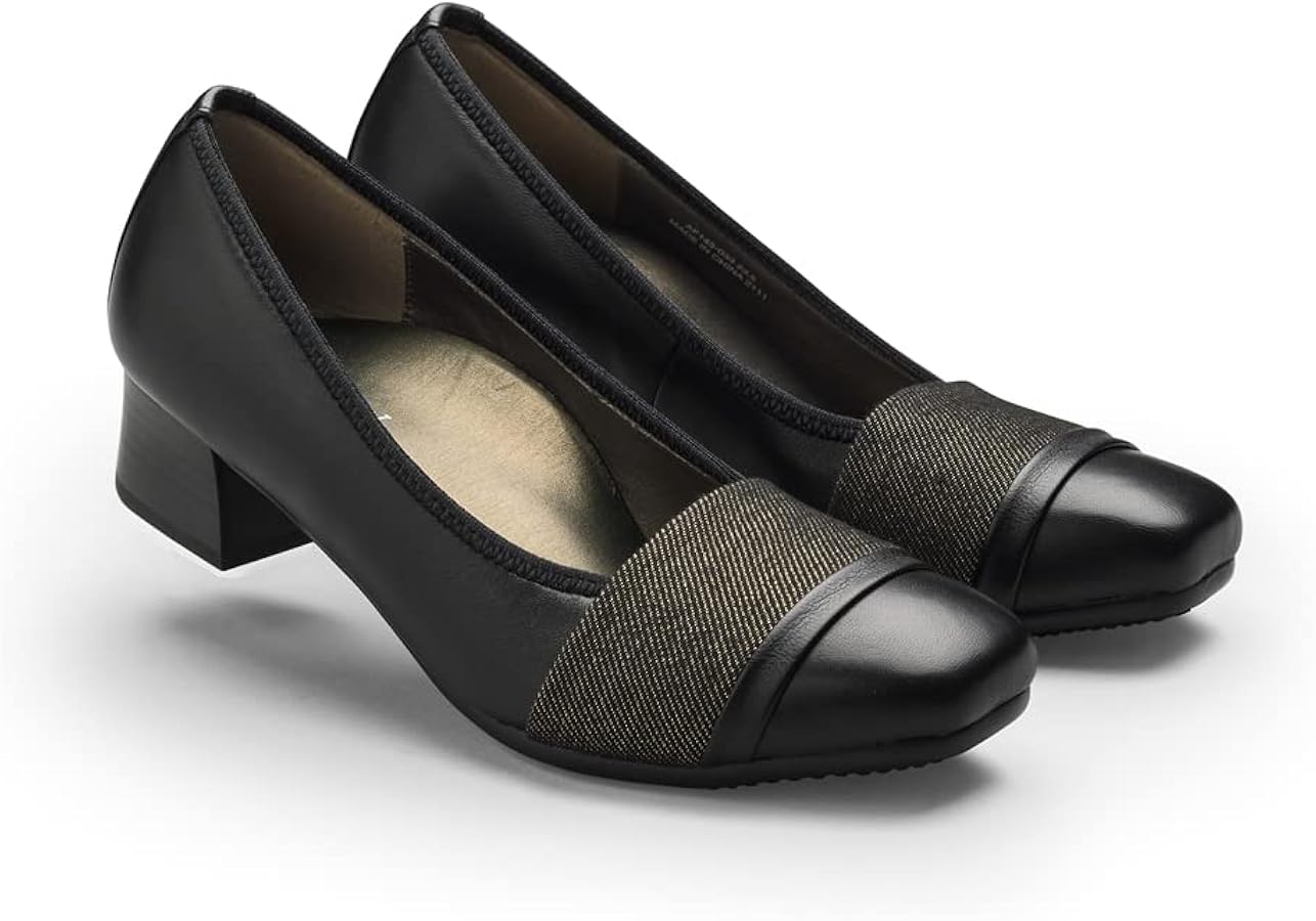 【新品未使用】AKAISHI アカイシ145 フレアヒールパンプス　25cm Amazon | [AKAISHI] 公式」アーチフィッター145フレアヒールパンプス