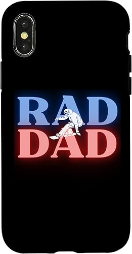 Vista 7 de iPhone 11 Rad Dad Snowboarder 80's Style Rad Dad Case