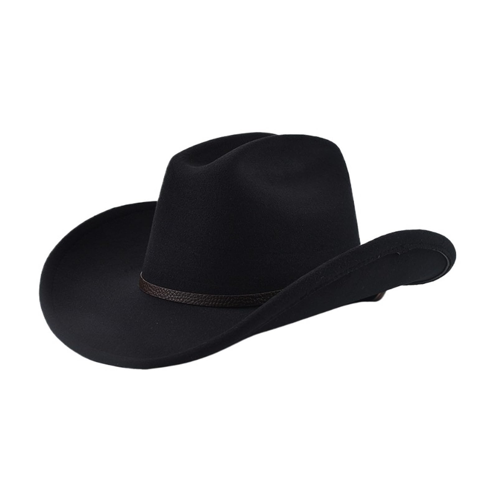 Sombrero Cowboy Cowboy Hat With Leather Vintage Gentleman Cowgirl Jazz Cloche Church Sombrero Hombre Caps Retro