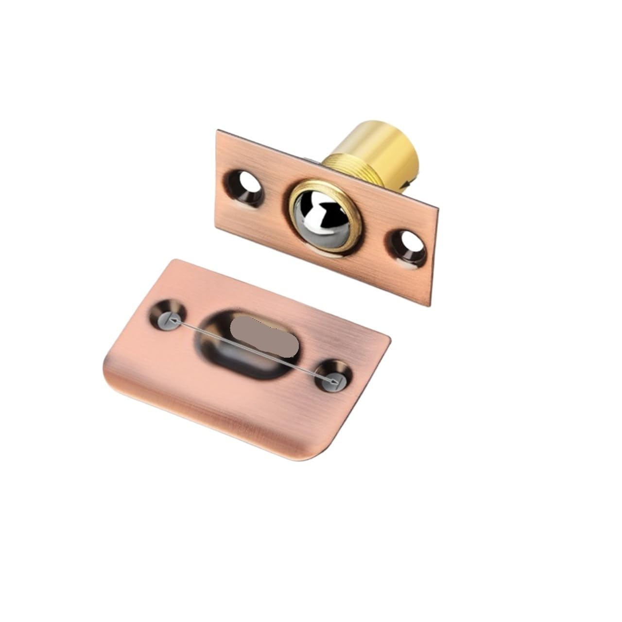 Xctdsvah Pink Cupboard Latch Adjustable Ball Door Catches Beads Lock Roller Catch Spring Latches For Closet Internal Cupboard Bathroom Room Doors(Pink)