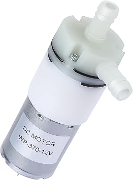 DC 12V Mini Self Priming Pump Micro Diaphragm Fresh Water Pump | 1.3LPM, Replacement Water Booster Pump, For Ice Maker, Coffee Machine, Water Dispenser