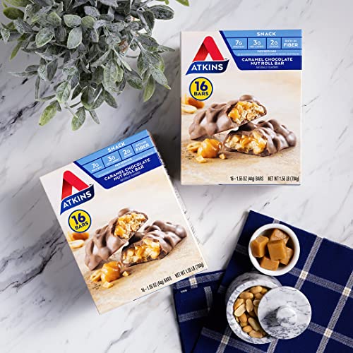 Atkins BCE-1903 Caramel Chocolate Nut Roll Snack Bar thumb #3