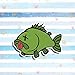 Produktbild 13cm x 8cm Dead Fish Autoaufkleber Lustiger Aufkleber Laptop Reisegepäck Auto Fahrrad Auto Zubehör