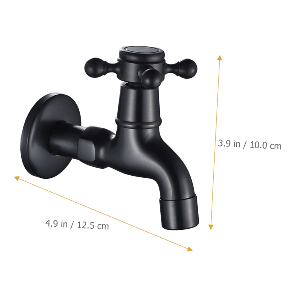Housoutil Grifo De Bronce Negro Para Fregadero Utilitario Grifo Antiguo Para Lavabo Para Cuarto De Servicio