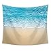 YDyun Tapisserie Wandbehang Wandteppich, Dekotuch/Tagesdecke Wellen und Wellen Tapisserie
