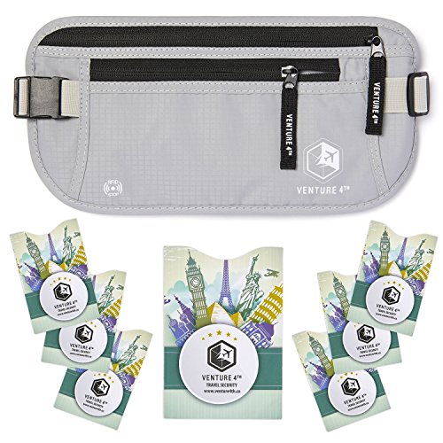 VENTURE 4TH RFID Money Belt For Travel: The Trusted Hidden Waist Stash