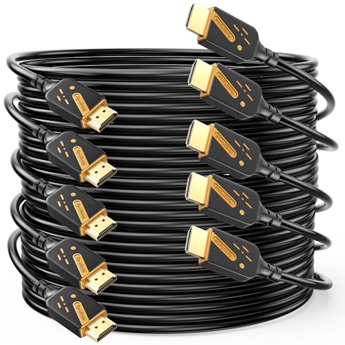 Pack 5 câbles HDMI 4K 60Hz haute vitesse 3m pour console PS5 et Xbox