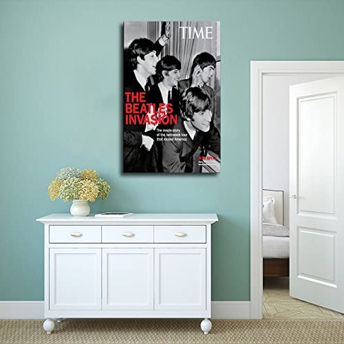 Poster sur toile The Beatles Invasion – Décoration de chambre à coucher – Paysage sportif – Décoration de bureau – Cadre… - Les Beatles, Paul McCartney, John Lennon, RIngo Starr, George Harrison Poster sur toile The Beatles Invasion - Décoration de chambre à coucher - Paysage sportif - Décoration de bureau - Cadre… – Image 5