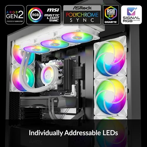 ARCTIC Liquid Freezer III 360 A-RGB - CPU AIO Water Cooler, Water Cooling PC, Intel & AMD, Efficient PWM-Controlled Pump, Fan: 200–2000 RPM,... - Image 5
