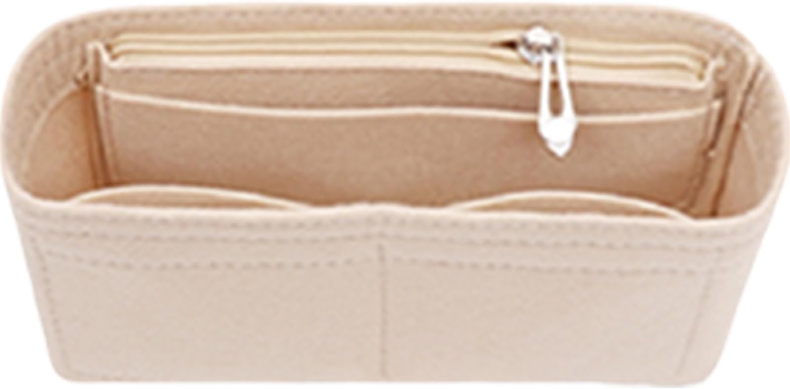 Felt Handbag Divider With Ample Pockets To Keep Your Shoulder Bag Tidy And Organized Cosmetic Handbag Storage Solution