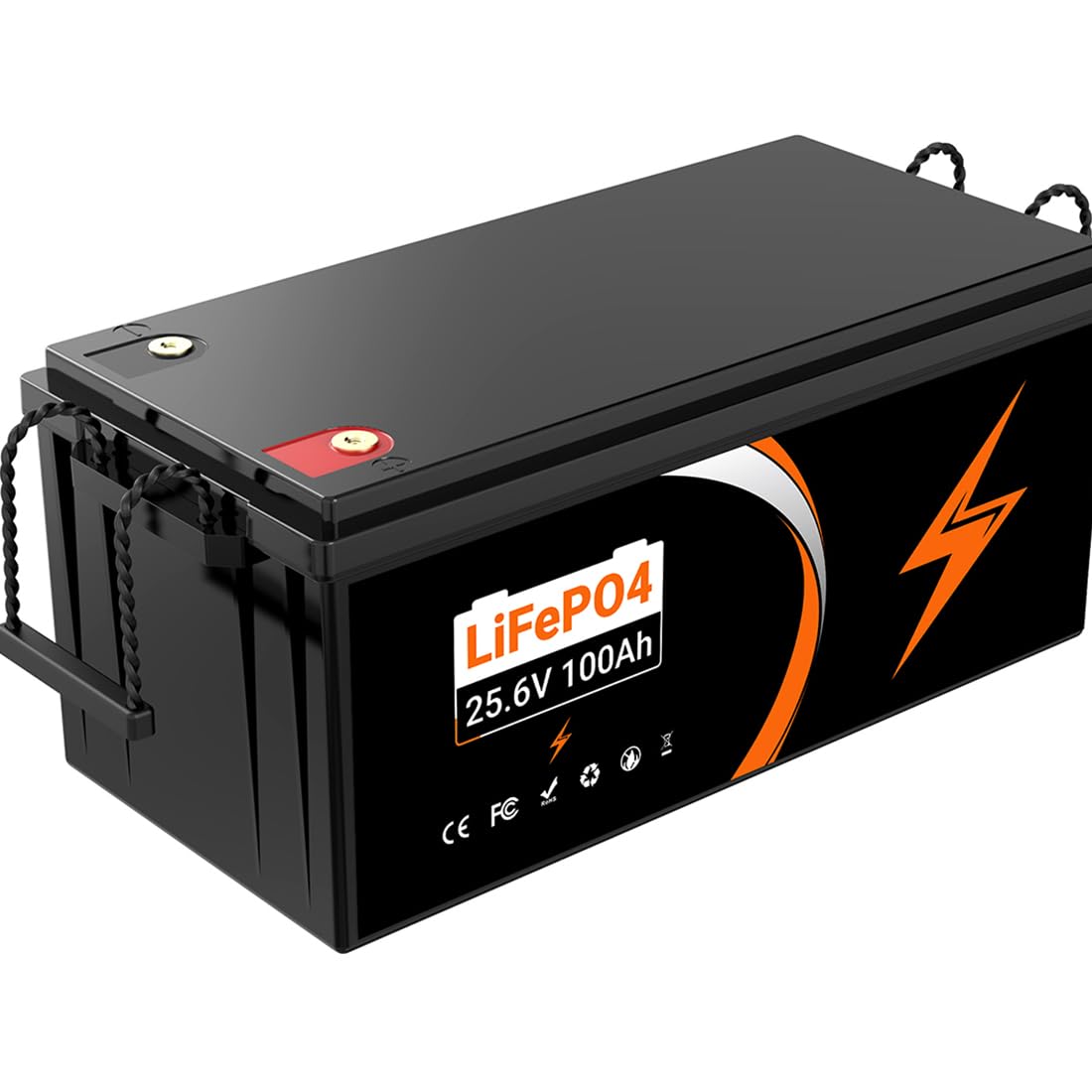 Batería LiFePO4 de 24 V 100 Ah (BMS) batería de Litio de 2560 WH | de 24 V y 100 Ah para autocaravanas(24V 100Ah Lifepo4)