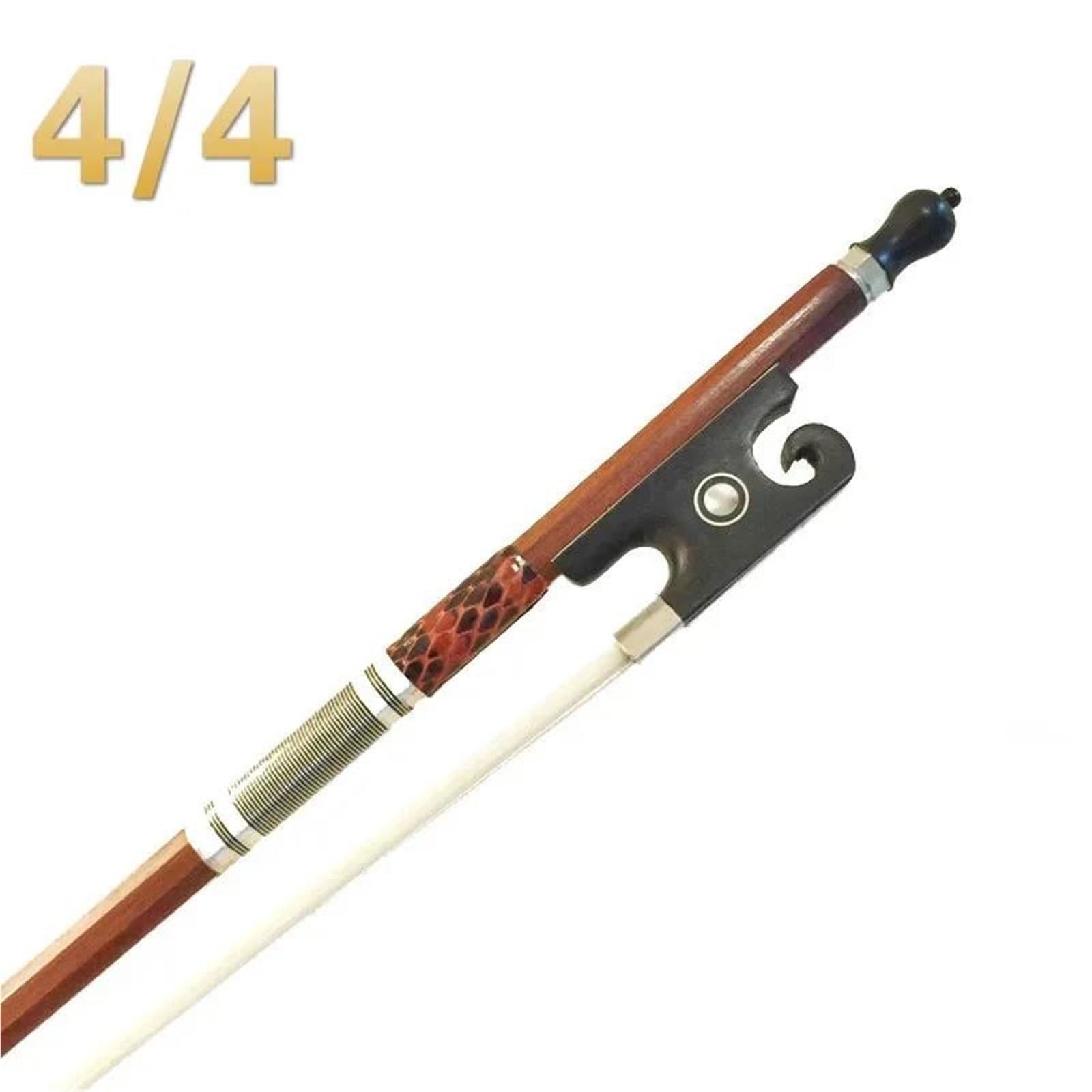 Arco di violino Accessori Per Strumenti Musicali Con Corde In Crine Di Cavallo Bianco In Legno Brasiliano Di Dimensioni 4/4