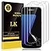 LK [3 Pack] Screen Protector for Samsung Galaxy S7, Liquid Skin [Full Coverage] [Bubble-Free] HD Clear Flexible Film with Lifetime Replacement Warranty