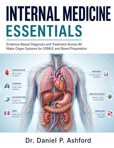Internal Medicine Essentials : Evidence-Based Diagnosis and Treatment Across All Major Organ Systems for USMLE and Board Preparation