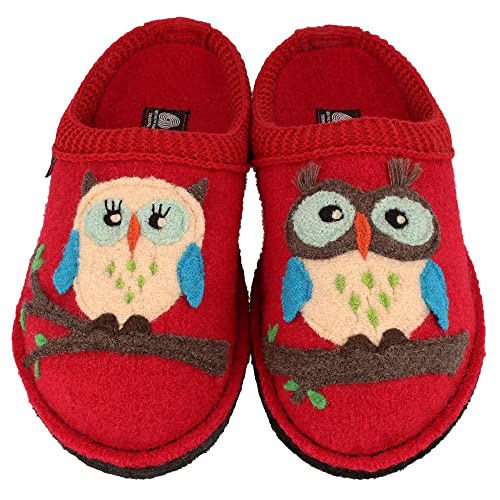 Haflinger Olivia Slipper - Red, 39 #TOP2