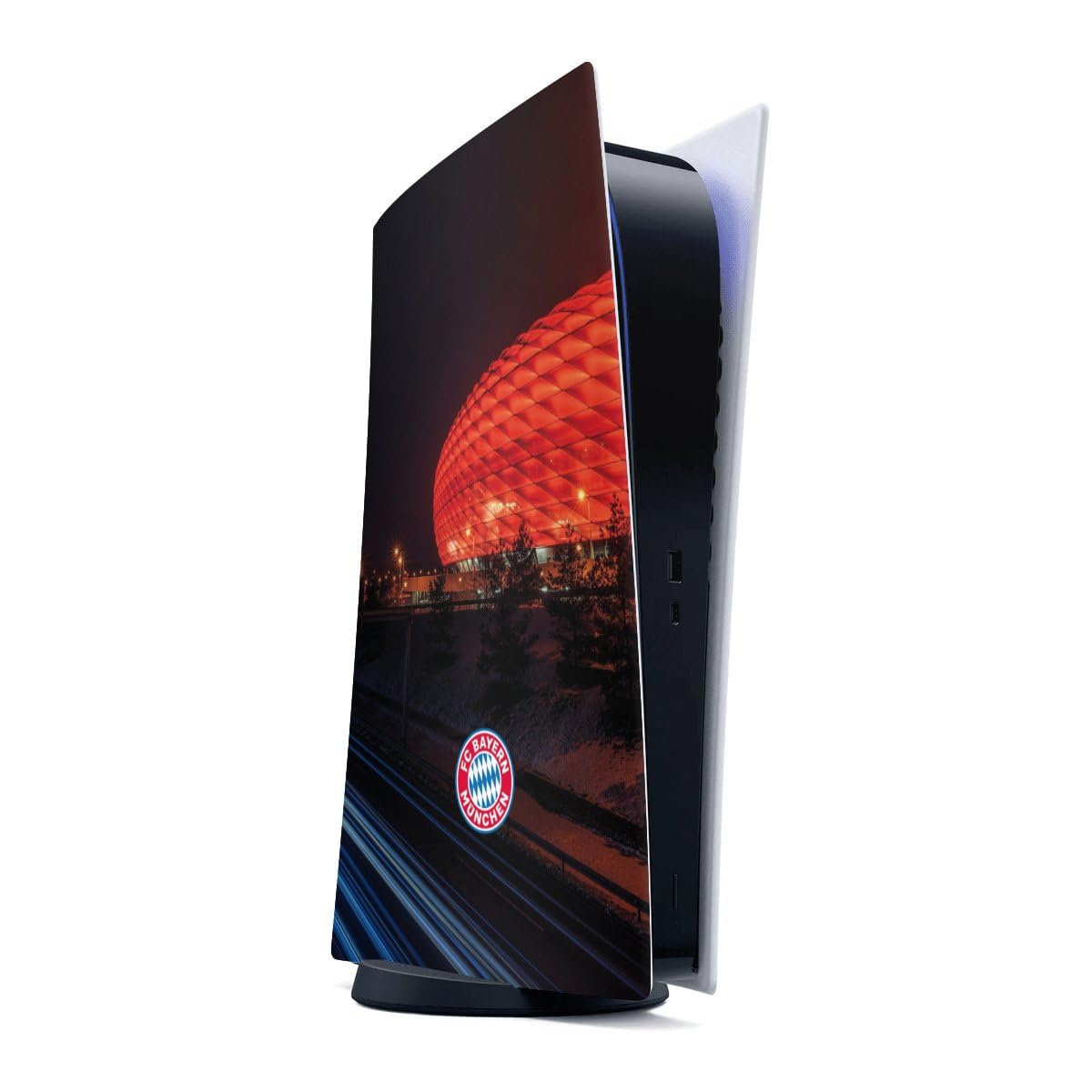 DeinDesign Skin kompatibel mit Sony PlayStation 5 Digital Edition Folie Sticker FC Bayern München FCB Stadion