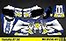 Kit Déco Moto/MX Decal Kit Yamaha DT50 - Blue Fox
