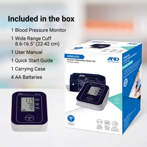 A&D Medical UA-651BLE Deluxe Upper Arm Blood Pressure Monitor With Bluetooth thumb #7