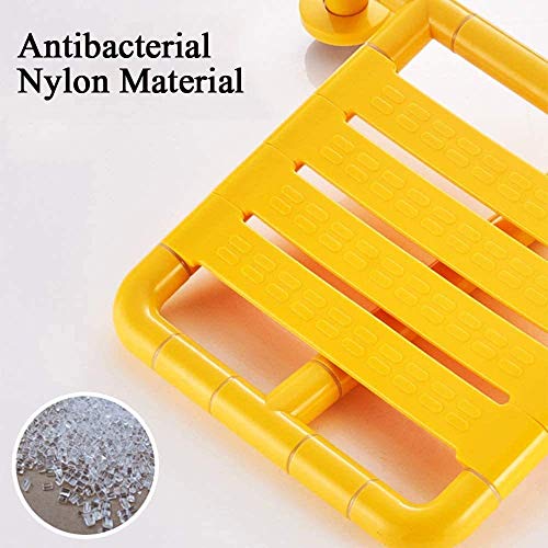 Tabourets de bain pliants au mur pour sécuriser la douche